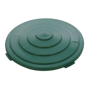 Capac pentru butoi 200 litri Plastor 24181, PEHD, verde, 80 x 2.5 cm