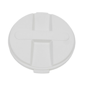 Capac pentru butoi 50-100 litri Dolplast, plastic, alb, D 48