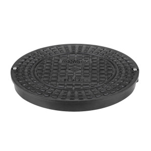 Capac PP, C33400, negru, necarosabil A15, D 315 mm