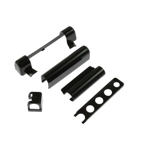 Capace mascare balamale ferestre, plastic, maro, 90 x 40 x 20 mm