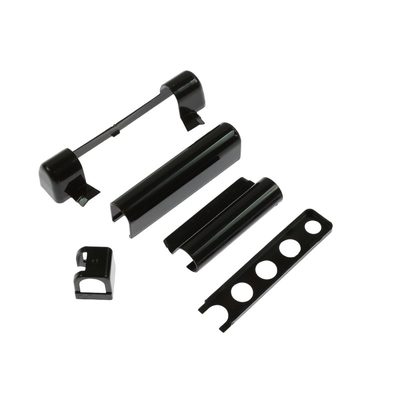 Capace mascare balamale ferestre, plastic, maro, 90 x 40 x 20 mm