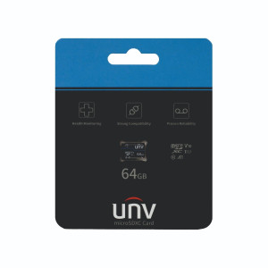 Card de memorie MicroSD UNV Blue Card TF-64G-T-L, 64 GB