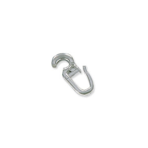 Carlig pentru falduri perdele / draperii 2356, prindere pe inel, plastic, transparent, L 30.6 mm, D 8 mm, set 10 bucati