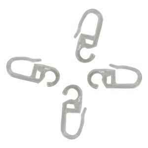 Carlige galerii, PVC, transparent, set 10 bucati