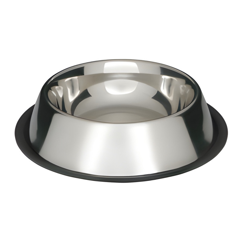 Castron pisici, Lolo Pets, inox, antiderapant, argintiu, 250 ml
