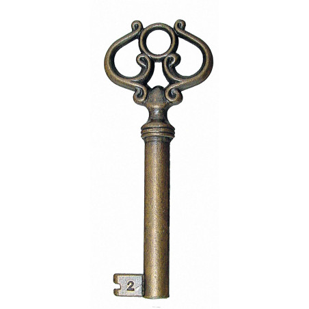 Cheie 765-35, din zamac, finisaj alama antica