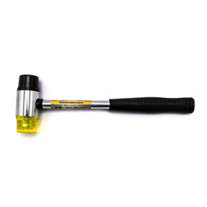 Ciocan cauciuc / plastic, Lumytools LT33950, coada din metal, 0.378 kg