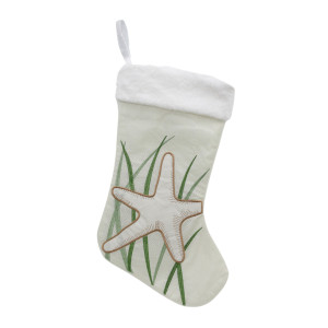 Cizmulita Craciun, alb + verde + crem, 53 cm, SY21SP-03041