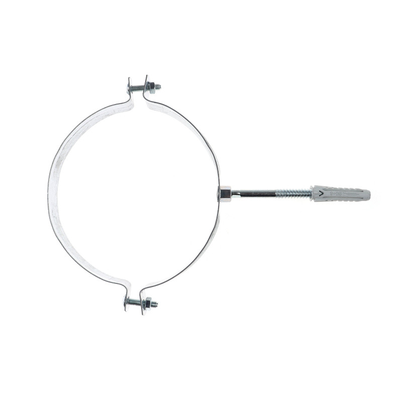 Colier metalic pentru tevi, 140 mm, Friulsider + diblu nylon, set 2 bucati