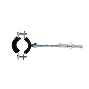Colier metalic pentru tevi, cu garnitura de cauciuc, Friulsider, 3/4 inch + diblu nylon