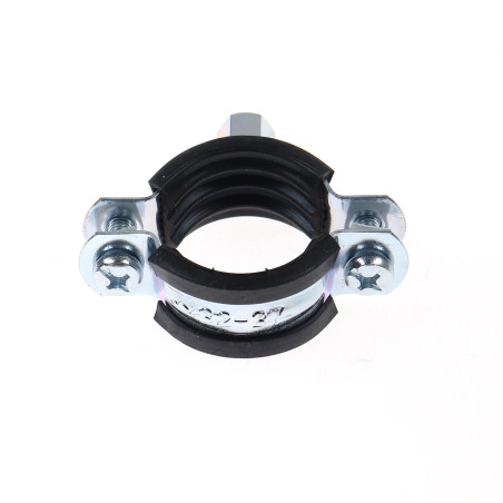 Colier metalic pentru tevi, cu garnitura de cauciuc, FRS 42538, 31 - 37 mm