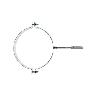 Colier metalic pentru tevi, Friulsider, 160 mm + diblu nylon, set 2 bucati