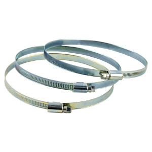 Colier otel galvanizat, pentru furtun, 110 - 130 mm, latime 9 mm