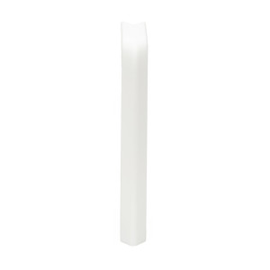 Colt exterior pentru plinta parchet MDF SET, alb, 60 x 20 mm, 4 buc/set