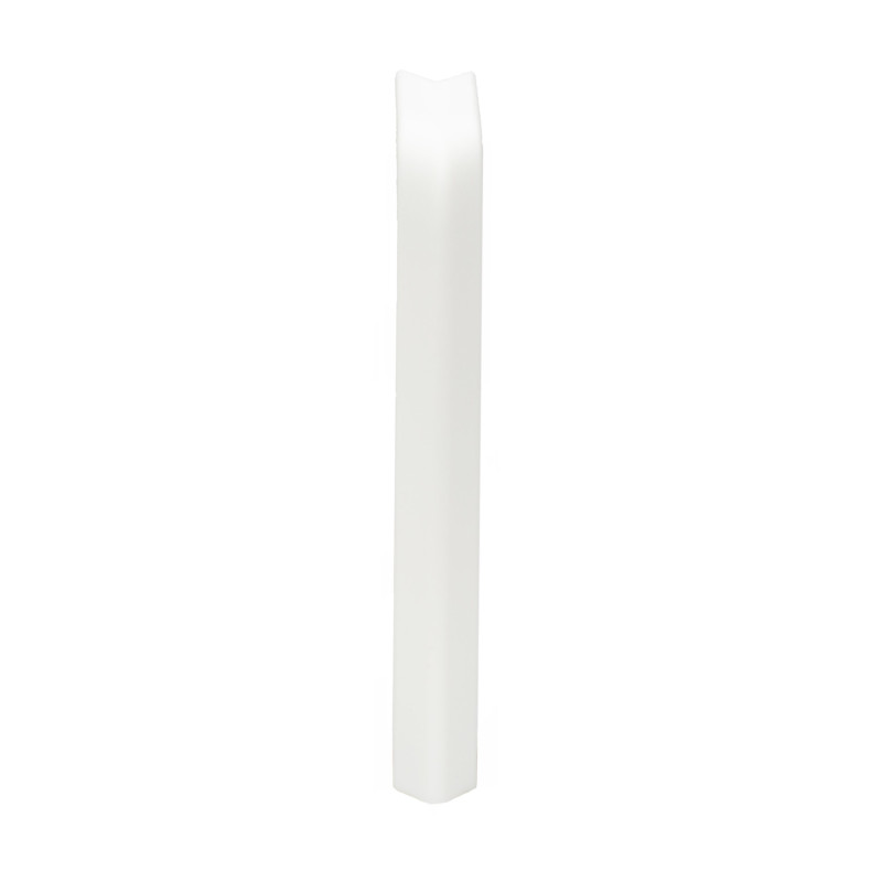 Colt exterior pentru plinta parchet MDF SET, alb, 60 x 20 mm, 4 buc/set