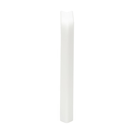 Colt exterior pentru plinta parchet MDF SET, alb, 60 x 20 mm, 4 buc/set