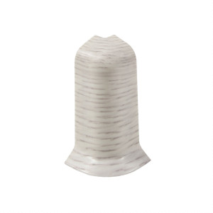 Colt exterior pentru plinta Set 10456-6009, gri alaska, 52 x 22.5 mm, 2 buc/set