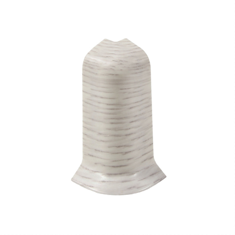 Colt exterior pentru plinta Set 10456-6009, gri alaska, 52 x 22.5 mm, 2 buc/set