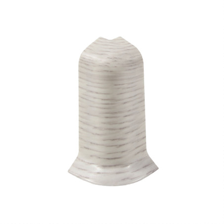 Colt exterior pentru plinta Set 10456-6009, gri alaska, 52 x 22.5 mm, 2 buc/set