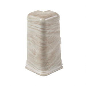 Colt exterior pentru plinta Vilo Esquero 603, platan californian, 66.6 x 21.9 mm, 2 buc / set