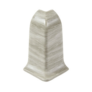 Colt exterior pentru plinta Vilo Flex 5102, molid, 55 x 22 mm, 2 buc/set