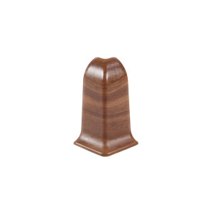 Colt exterior pentru plinta Vilo Flex 528, nuc inchis, 55 x 22 mm, 2 buc/set
