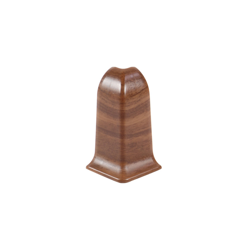 Colt exterior pentru plinta Vilo Flex 528, nuc inchis, 55 x 22 mm, 2 buc/set