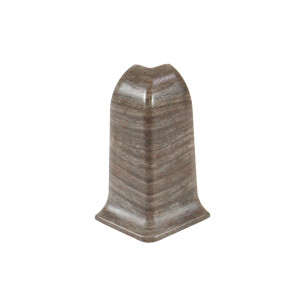 Colt exterior pentru plinta Vilo Flex 553, stejar argintiu, 55 x 22 mm, 2 buc/set