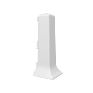 Colt exterior pentru plinta Vilo Linela 401, alb, 80 x 16 mm, 2 buc/set