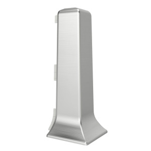 Colt exterior pentru plinta Vilo Linela 411, silver, 80 x 16 mm, 2 buc/set