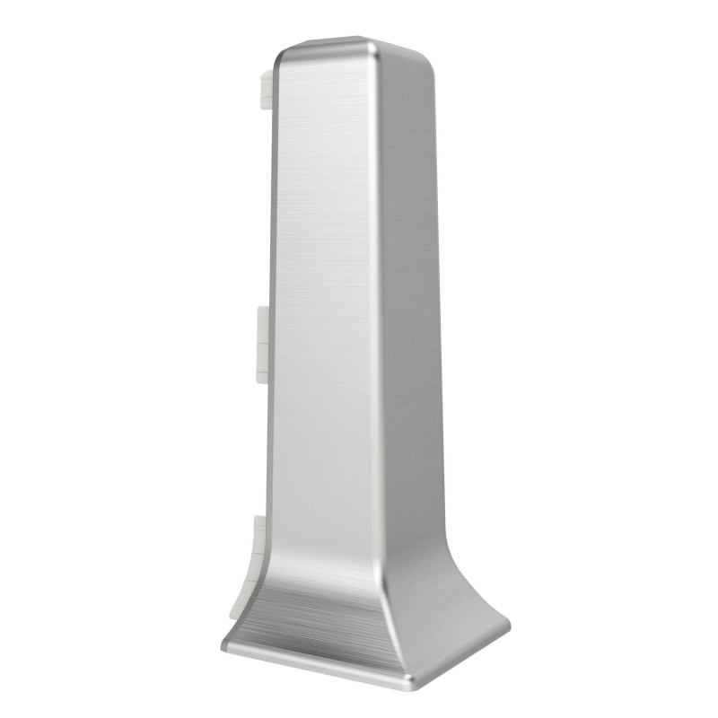 Colt exterior pentru plinta Vilo Linela 411, silver, 80 x 16 mm, 2 buc/set