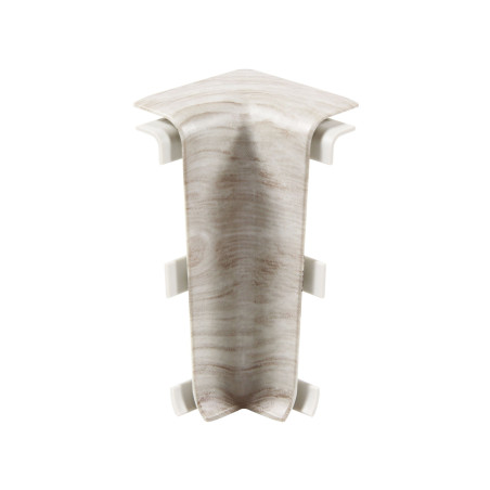 Colt interior pentru plinta Vilo Esquero 603, platan californian, 66.6 x 21.9 mm, 2 buc / set