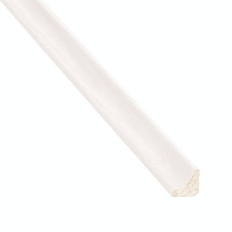 Coltar inferior pin 2400 x 13 x 13 mm, alb