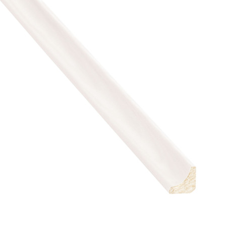 Coltar inferior pin 2400 x 23 x 23 mm, alb
