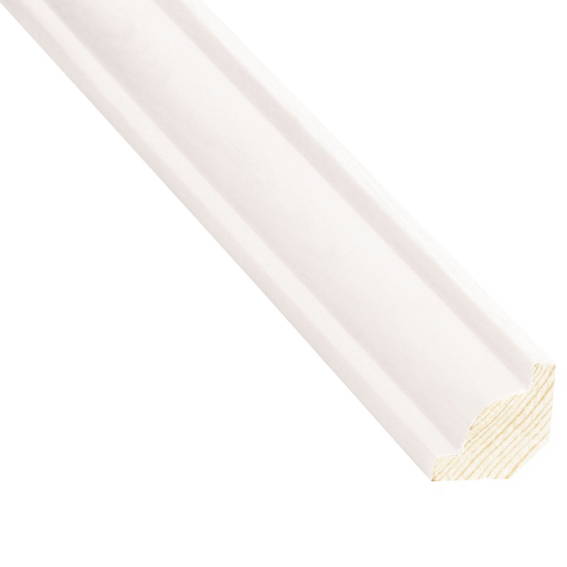 Coltar superior pin 2400 x 22 x 22 mm, alb
