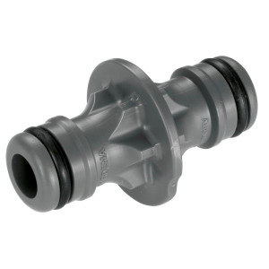 Conector 2 cuple Gardena 00931-50, plastic, 3/4 - 1/2 inch