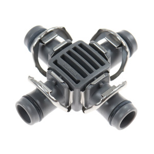 Conector Gardena MI 8339, 4 cai, pentru conducta micropicurare, 1/2 inch