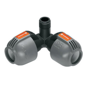Conector unghiular Gardena 02783-20, filet exterior, plastic, 25 mm x 3/4 inch