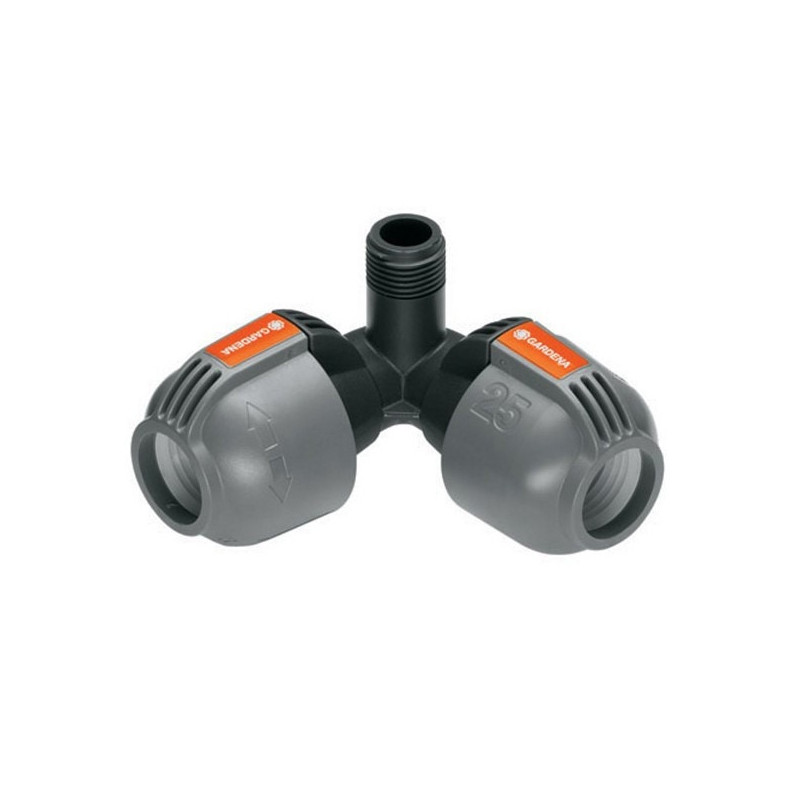 Conector unghiular Gardena 02783-20, filet exterior, plastic, 25 mm x 3/4 inch