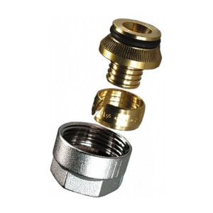 Conexiune PEX euroconus Purmo, pentru incalzire in pardoseala cu agent termic, alama, 16 x 2 mm, 3/4"