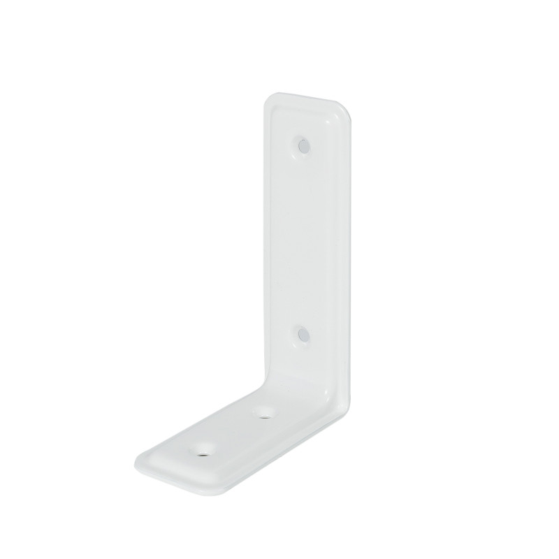 Consola 3 F, din tabla, alba, 115 x 80 x 40 mm
