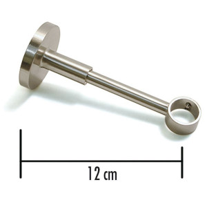 Consola galerie, simpla, inchisa, metal, 20 mm, titan 10011149