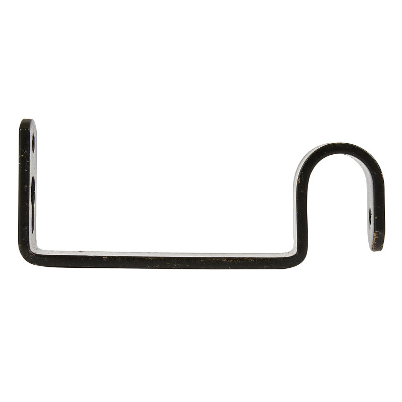 Consola galerie, simpla, metal, 19 / 20 mm, negru auriu