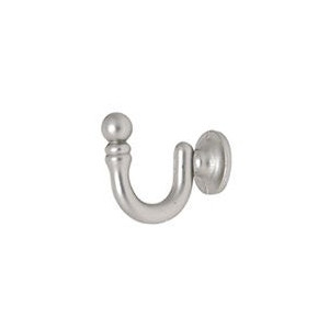 Consola perete, carlig, metal, 16 mm, inox, 2 buc /set