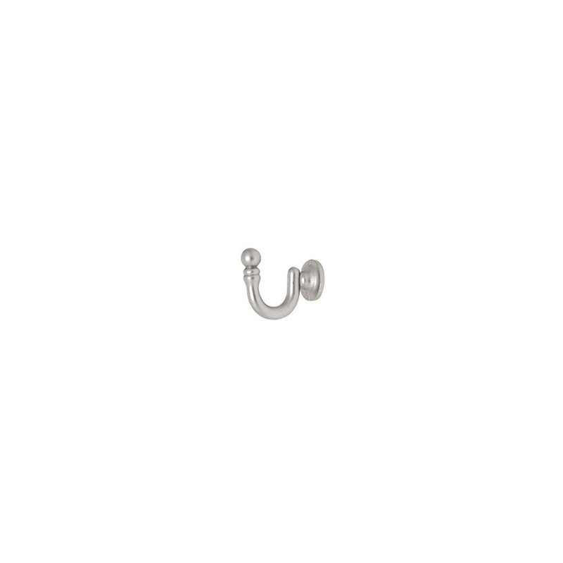 Consola perete, carlig, metal, 16 mm, inox, 2 buc /set
