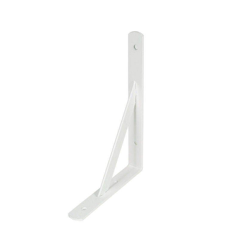 Consola punte, din otel, alba, 300 x 200 x 30 mm