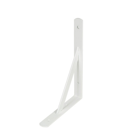 Consola punte, din otel, alba, 300 x 200 x 30 mm