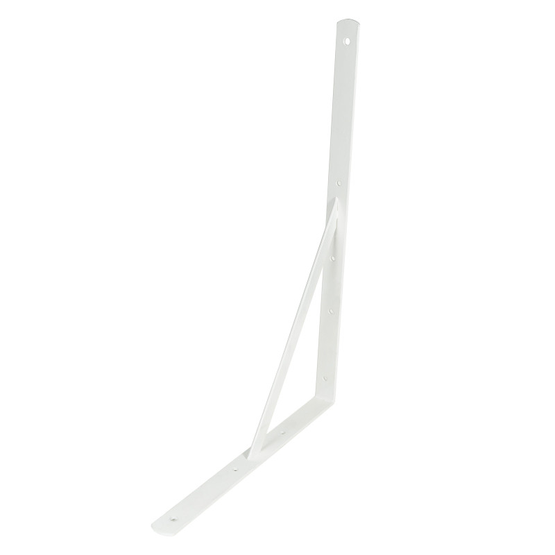 Consola punte, din otel, alba, 330 x 500 x 30 mm