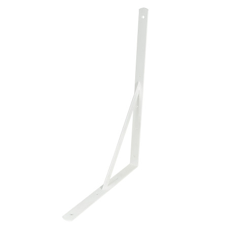 Consola punte, din otel, alba, 330 x 500 x 30 mm