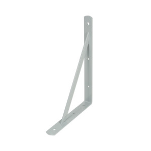 Consola punte, din otel, gri, 300 x 200 x 30 mm